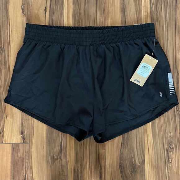 NEW Asics Black Running Shorts - Picture 2 of 7